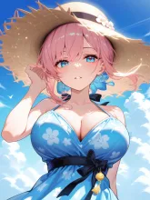 青空に雲
