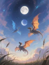 草原から見る空 — tarotaroさんのAIイラスト