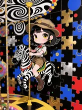 GO-UP ART 【Neither】Peraly: Zebra.
