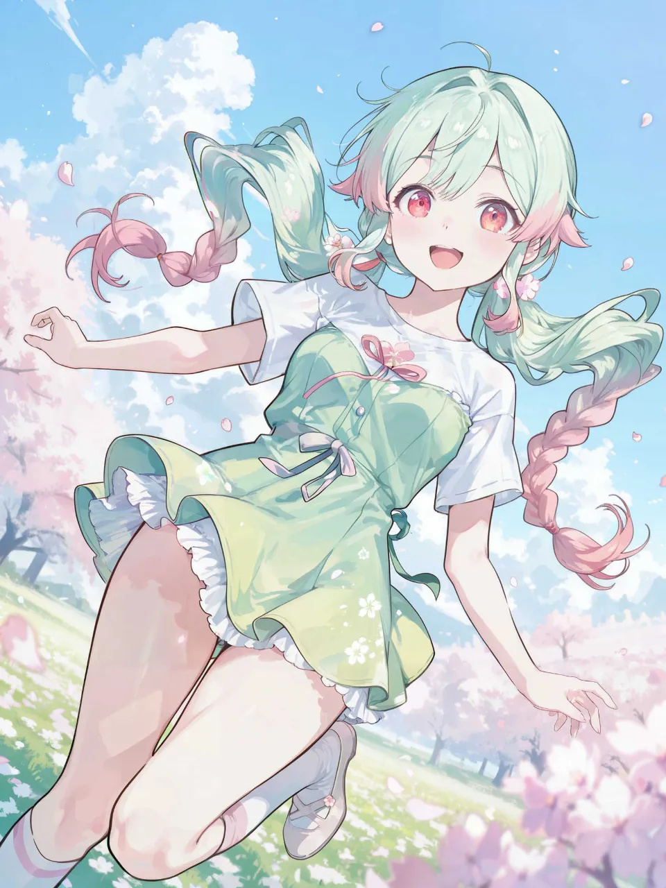 春一番の少女