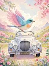 Bird and car — 詩☕さんのAIイラスト