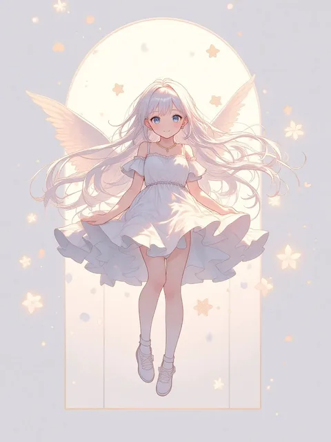 そっと存在する花の妖精 - 画像生成チャレンジ