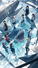 ミラーシャーク！ — リトルさんのAIイラスト