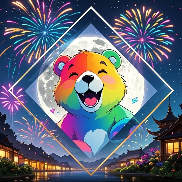虹色小熊