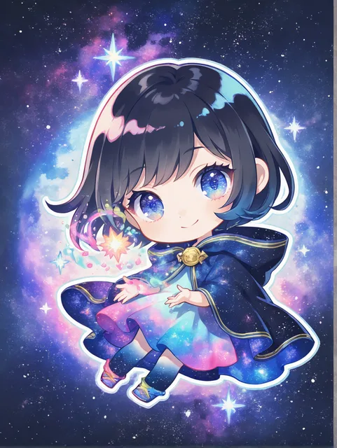 星を旅する女の子