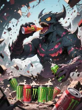 モンスターをがぶ飲みするモンスター