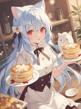 パンケーキ屋 — ホッケさんのAIイラスト
