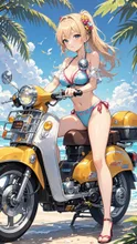 真夏のツーリング