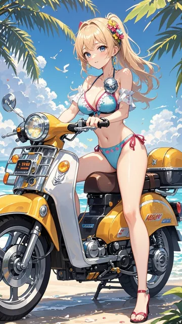 真夏のツーリング