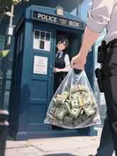 画像生成チャレンジ·もしも大金を拾ったら？ の投稿作品