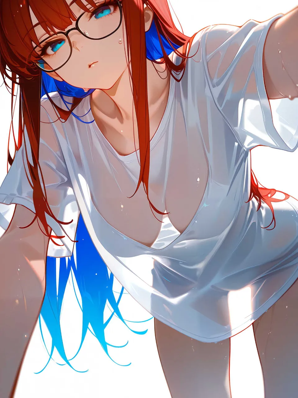 捕まえ〜た♡何〜逃げてるの？ — りな〜！さんのAIイラスト