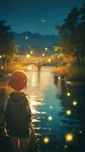 蛍舞う水辺·初夏チャレンジ の投稿作品