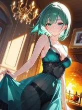 ランジェリーの稚奈② — ランジェリー・ネグリジェのAIイラスト|SUPPART