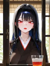 真っ赤な口紅·グラスに残る跡 の投稿作品