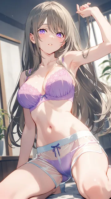 2人の少女、恥ずかしそうに唇を立てています