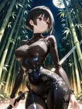 最近の忍びはボディスーツ