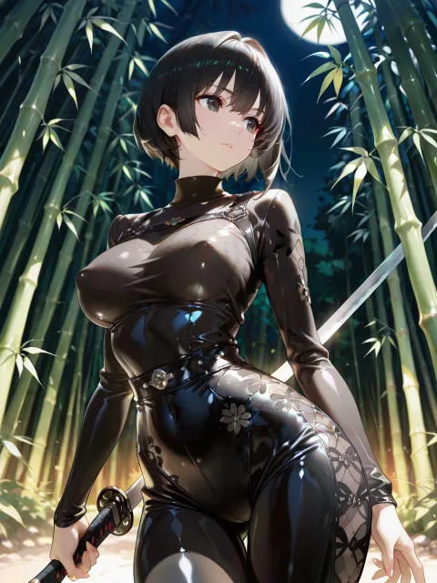 最近の忍びはボディスーツ