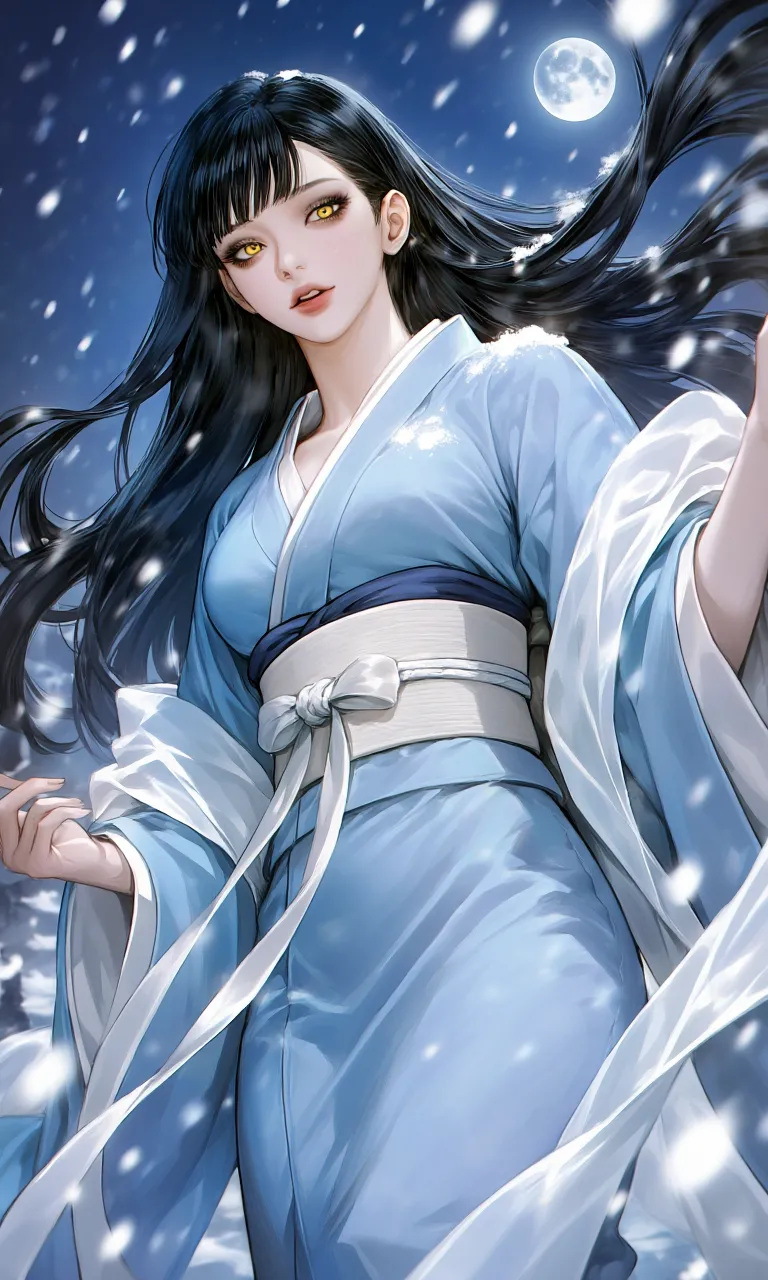 氷月(ひょうげつ)の涙 —雪女、本当の復讐は—