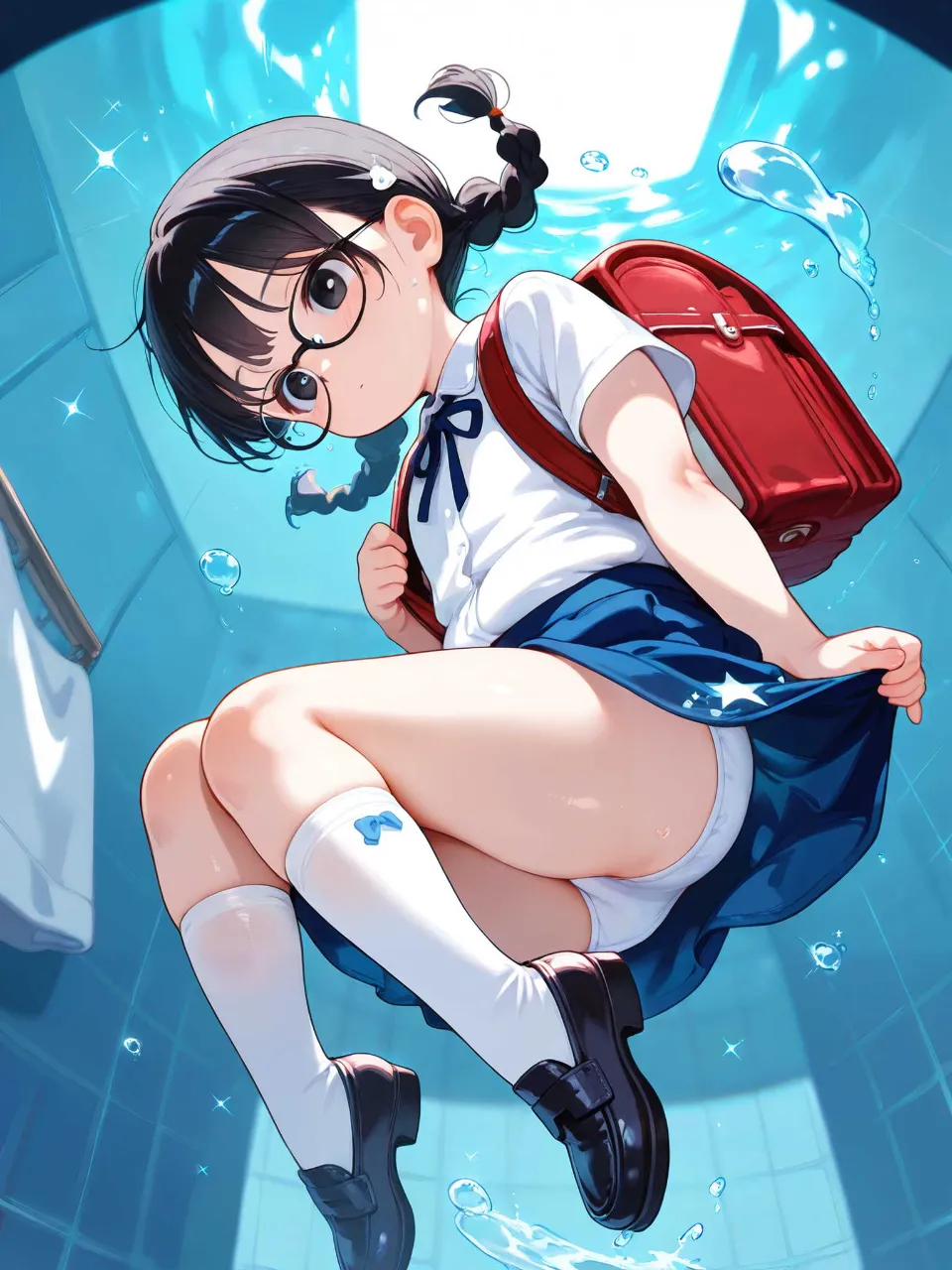 どうしても水中になってしまいます