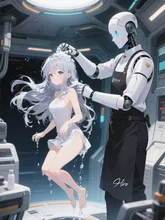 髪洗いますねー