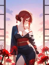 彼岸花の朱·和装がはだけて の投稿作品