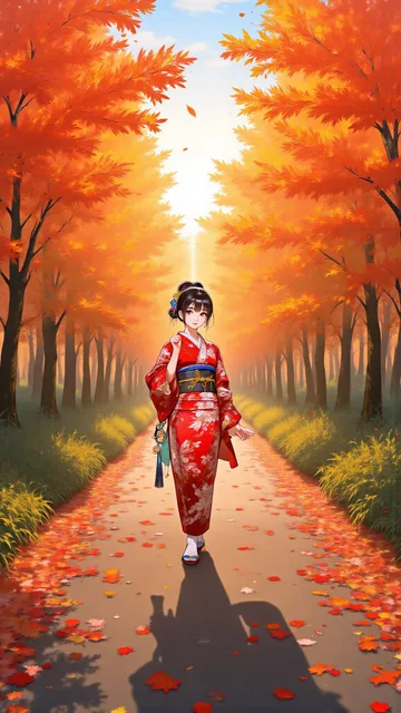 茜色に染まった日差しが静かに舞い落ちる秋の季節