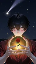 少年と星薔薇