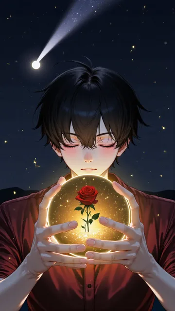 少年と星薔薇