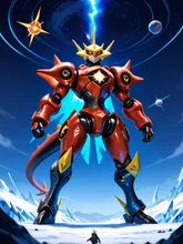 戦斗巨人ダイレオン — 555-llさんのAIイラスト