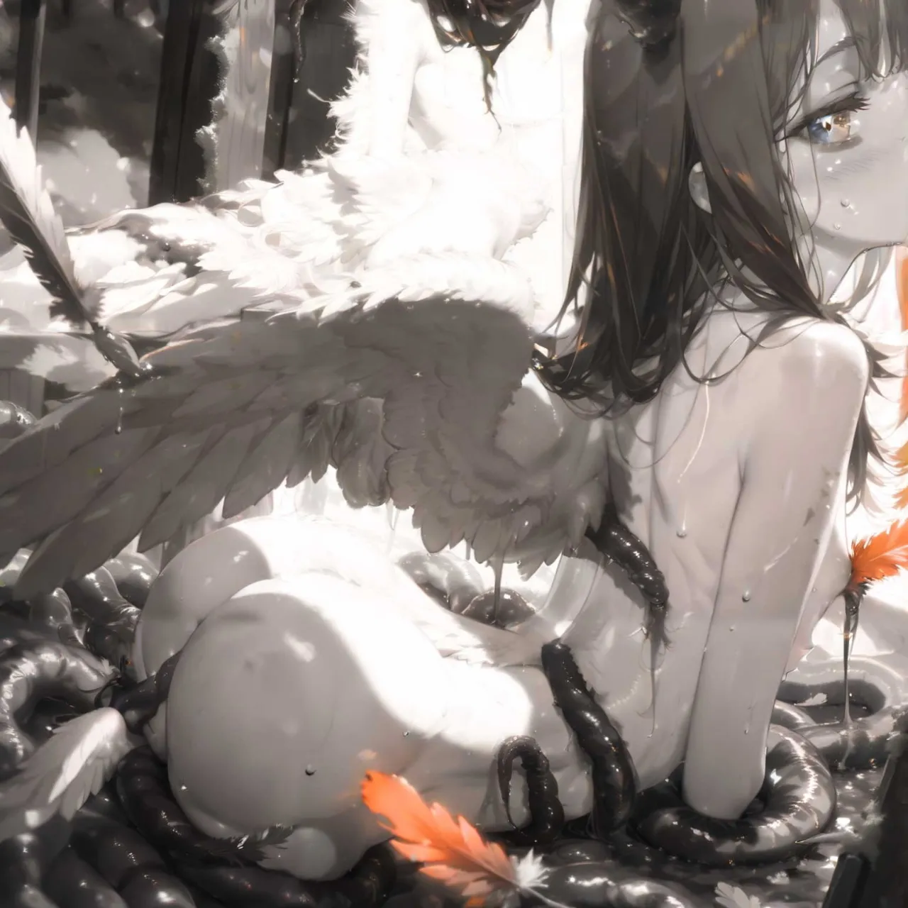 珊瑚色 — ふ！さんのAIイラスト