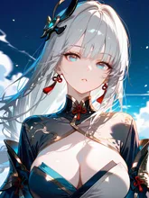 美人な雷神出来ました(#^.^#) — 華心さんのAIイラスト