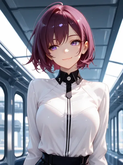 ultra-detailed、highres、1girl - 宇宙船のクルー