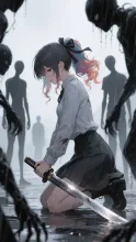 囲まれて、独り