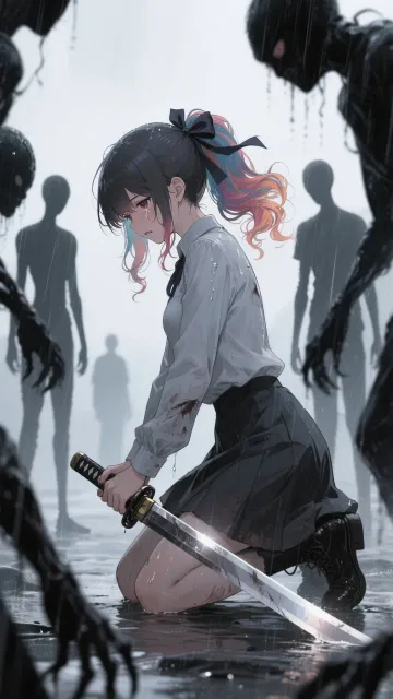 囲まれて、独り