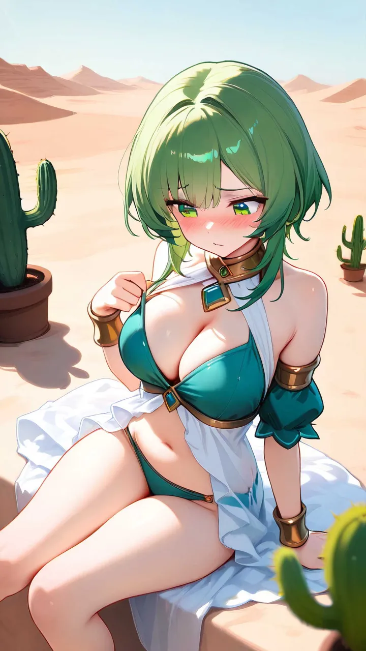 サボテン娘 — パランさんのAIイラスト