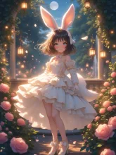 バニーガールの稚奈。 — Bunny Girl Art AI art on SUPPART