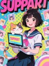 😸ネコとアタシとSUPPART (8枚組)