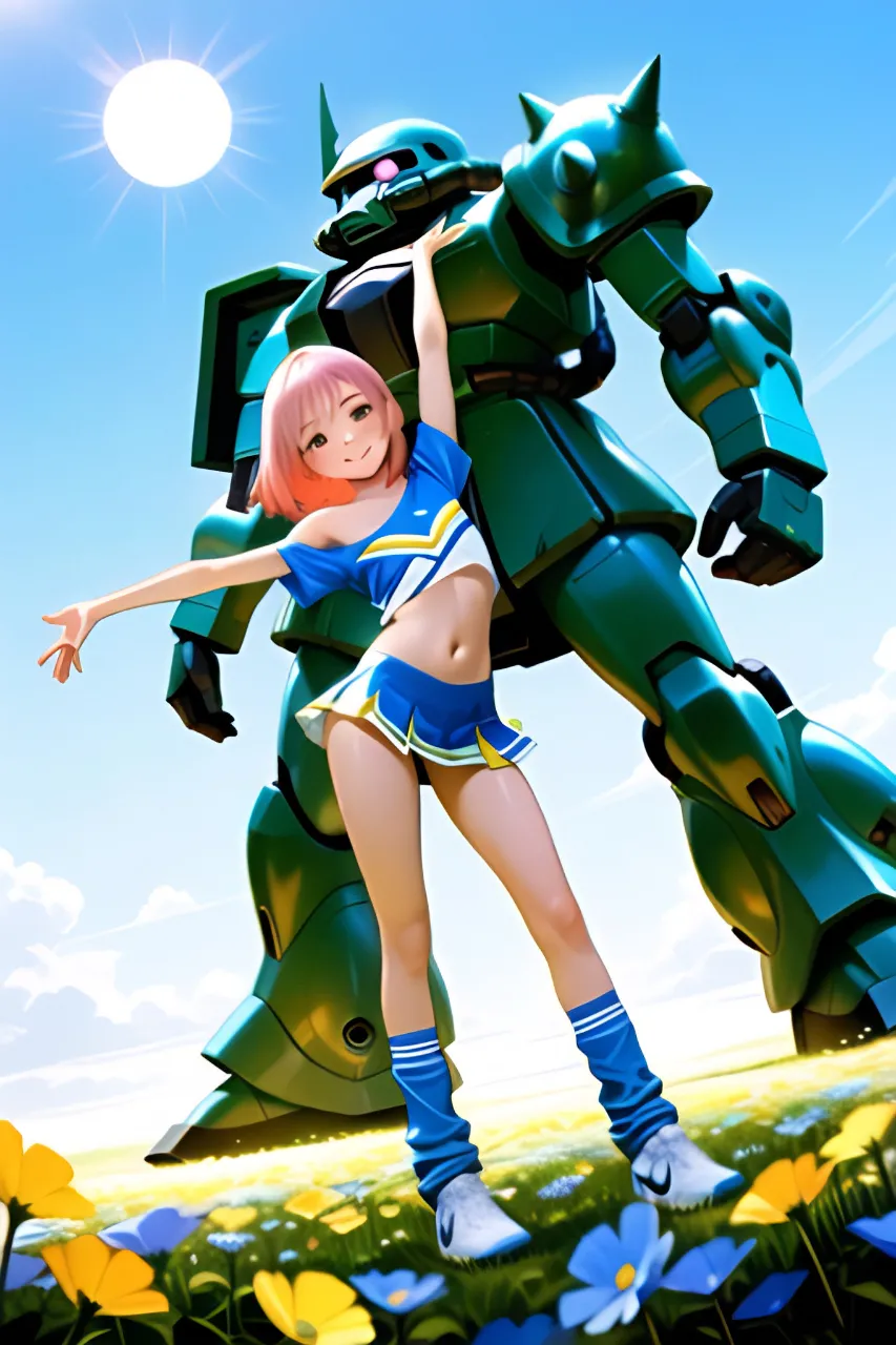 今日を頑張ってる人も、今日は頑張ってない人も、みんなまとめて応援したい、ザクとチアガール！…桃