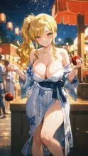 ヨーヨー釣り·夏祭りの水遊び の投稿作品