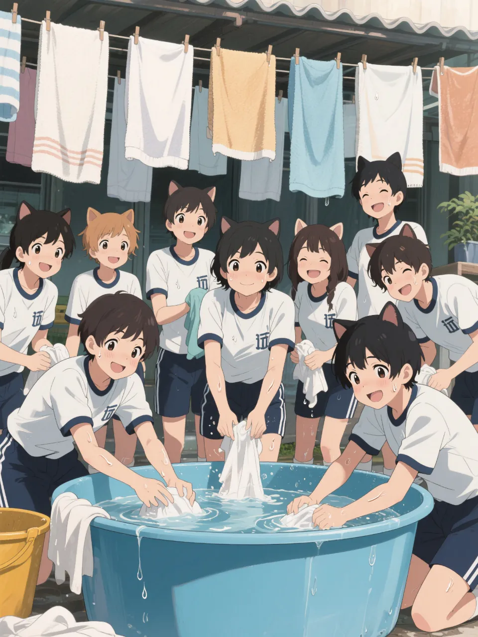 猫耳マネージャーズ — 水上雷太さんのAIイラスト