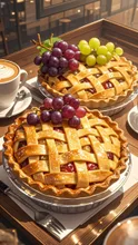 喫茶店名物のアップルパイ