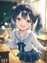 教室にて