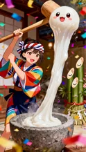 餅つき