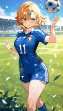 ユニフォーム美少女·ピッチに咲く、勝利の女神 の投稿作品
