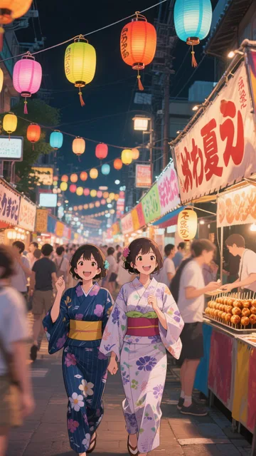 夏風運ぶ笑い声