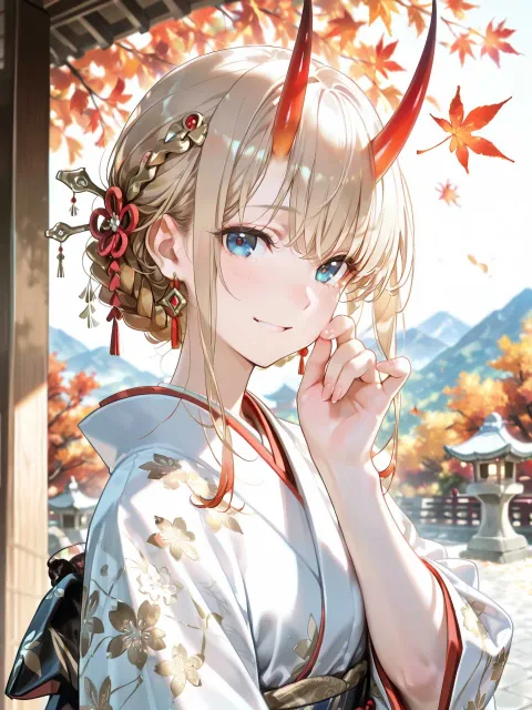 ultra-detailed、high-resolution - 鬼の姫