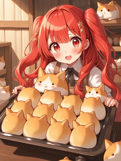 猫売りのパン屋さん
