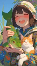 画像生成チャレンジ·秋の釣り の投稿作品