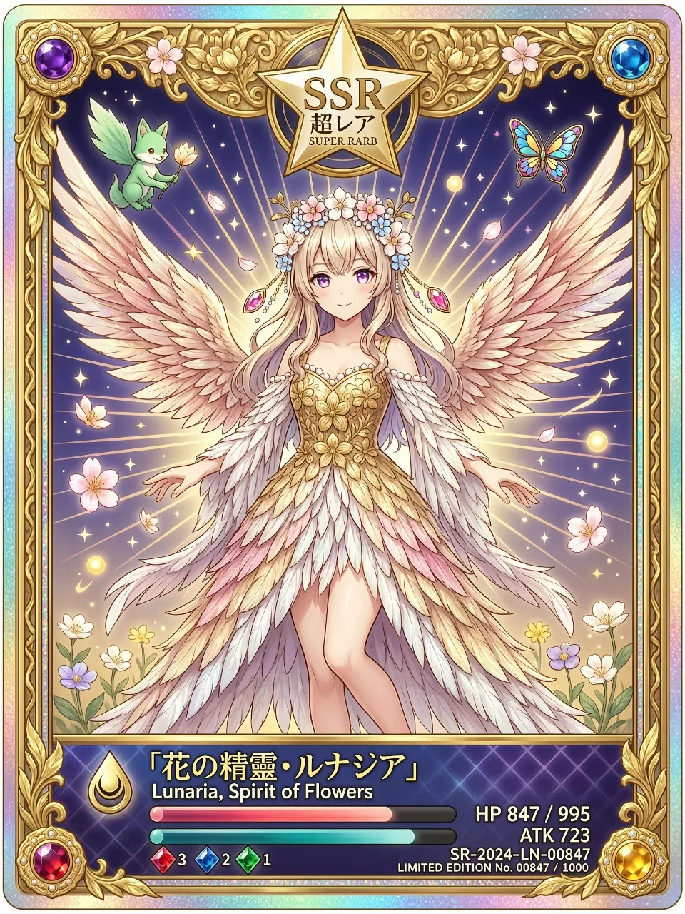 トレカ風SSR