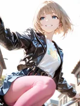 ピンクタイツ💕